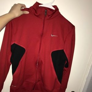 nike zip up and v neck